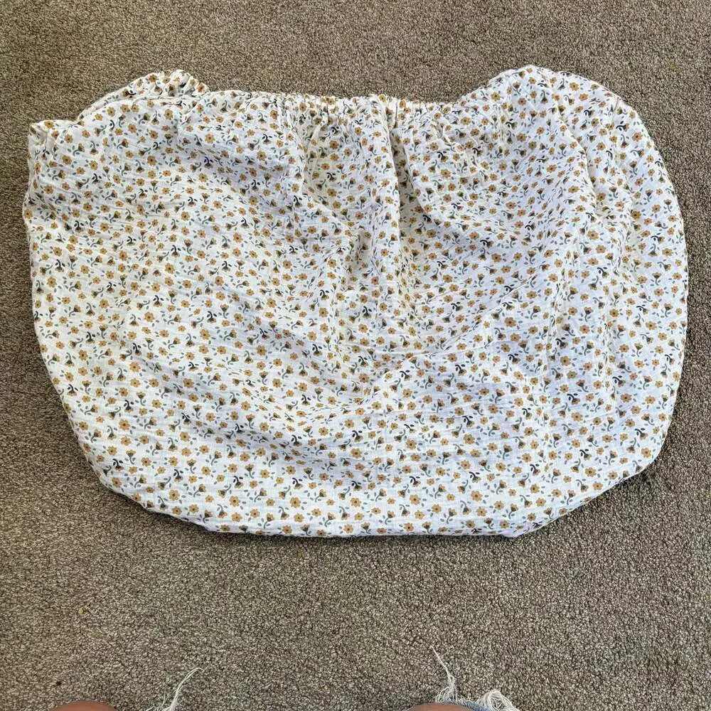 Vintage floral Cotton Muslin Changing Pad Covers